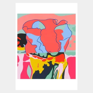 © JESSICA RUSS Ohne Titel, 2023 Acryl auf Leinwand, 90x80cm